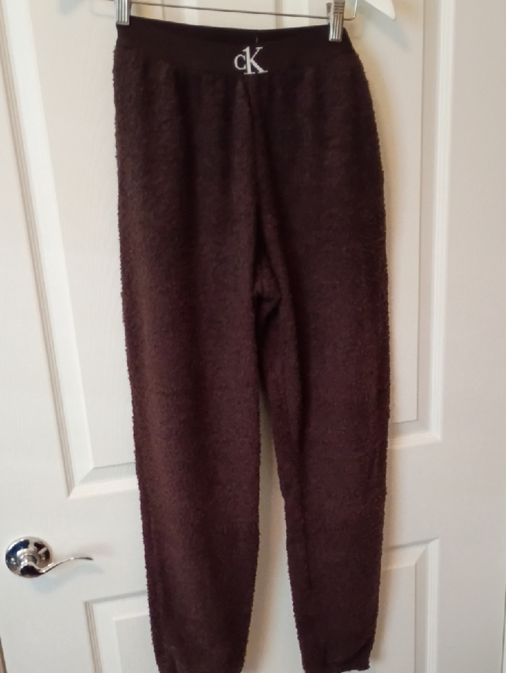 Calvin Klein Dark Brown Fuzzy Lounge Pants